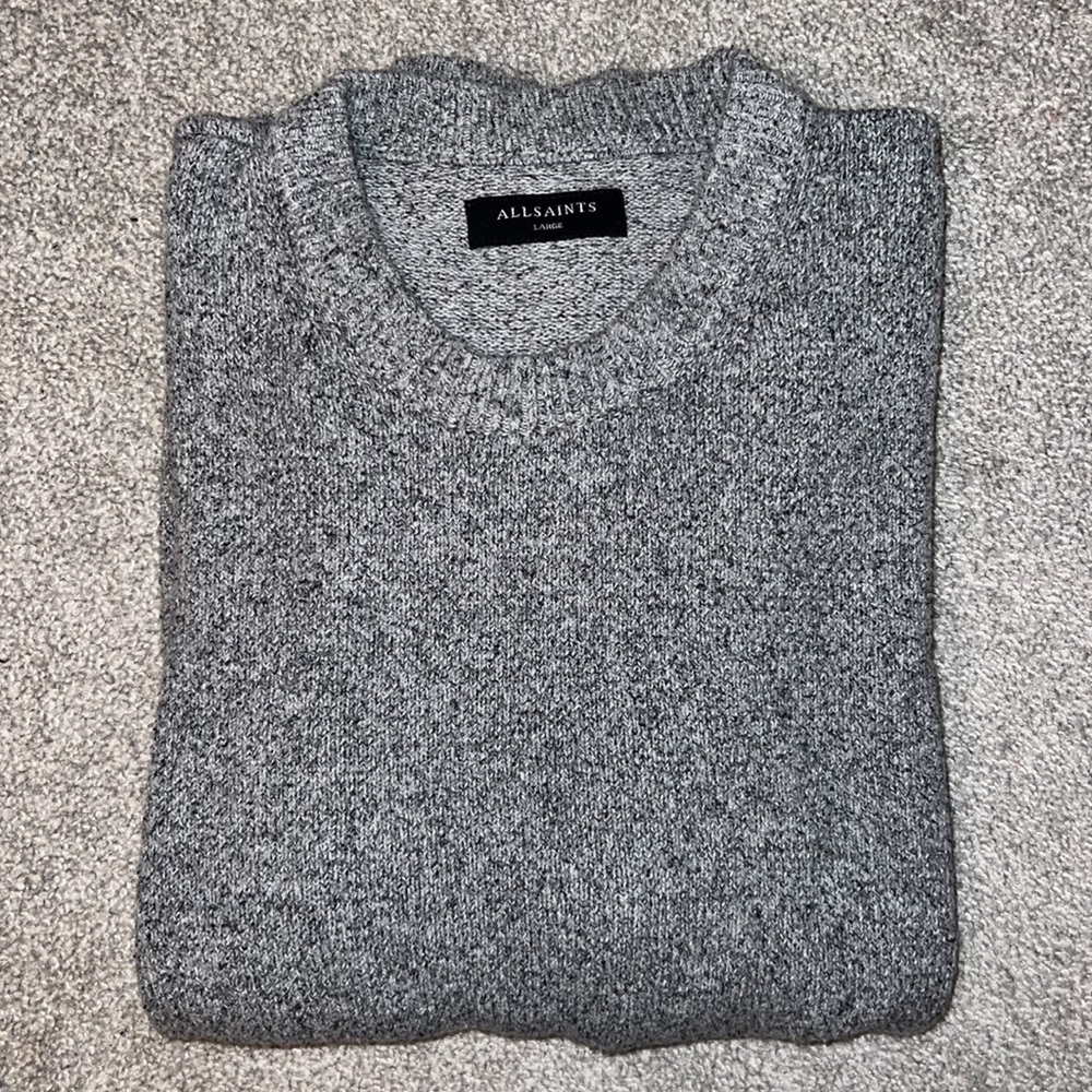 All Saints Hane Crew Neck Sweater size L 🖤